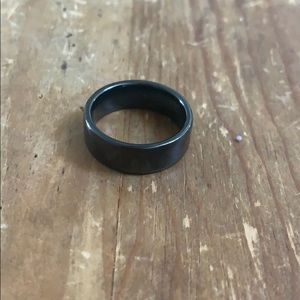 Black Diamond Ceramic Men’s Wedding Band
